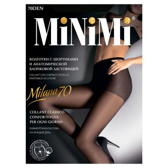 Колготки женские MINIMI черные MILANA 70 NERO