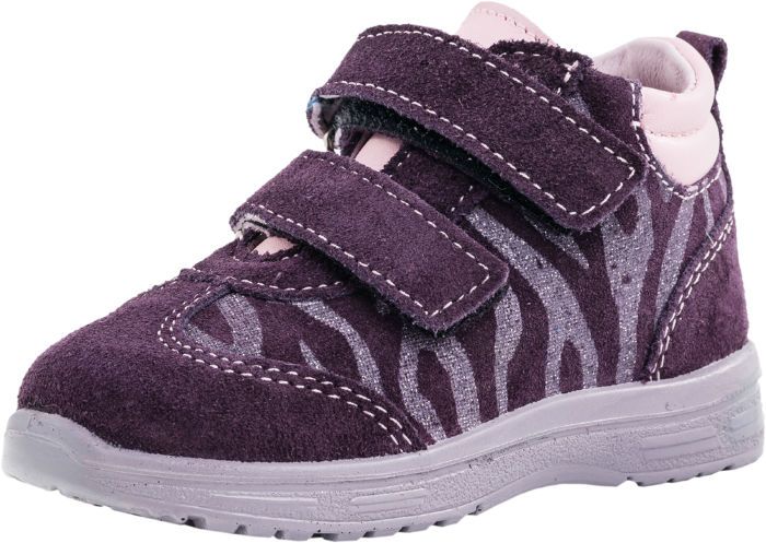 Детские кожаные ботинки Котофей 152159-21 для девочек фиолетовые 