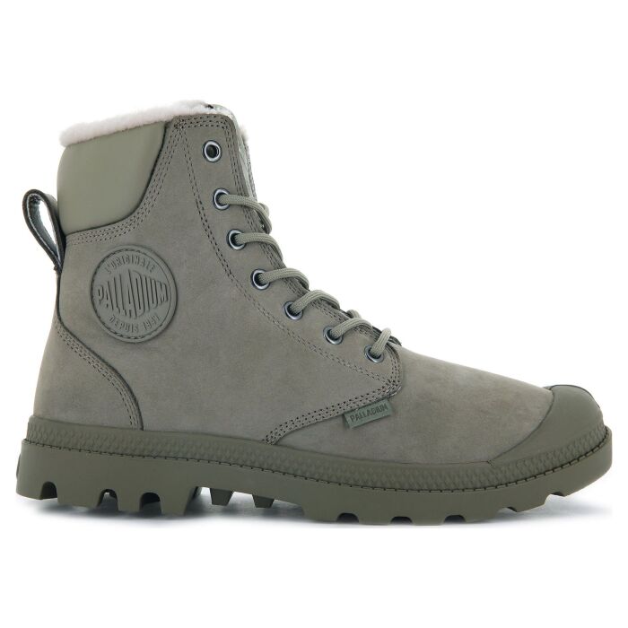 Ботинки Palladium Pampa Sport Cuff WPS 72992-297 зимние серые 