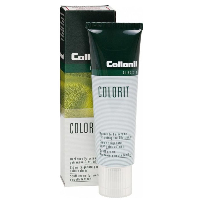 Крем-восстановитель цвета для гладкой кожи Collonil Colorit tube 3742 темно-коричневый, 50 мл. 