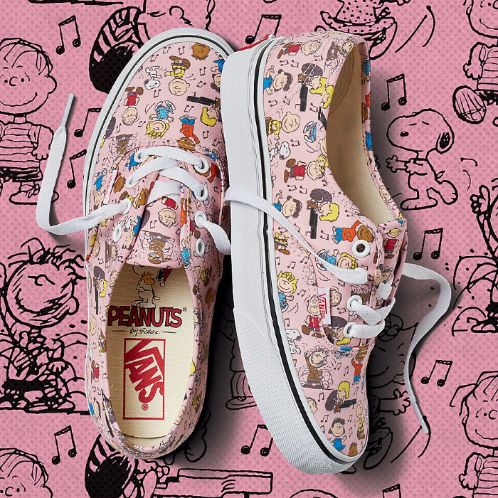 Кеды Vans UA AUTHENTIC PEANUTS VA38EMQQ3 розовые 