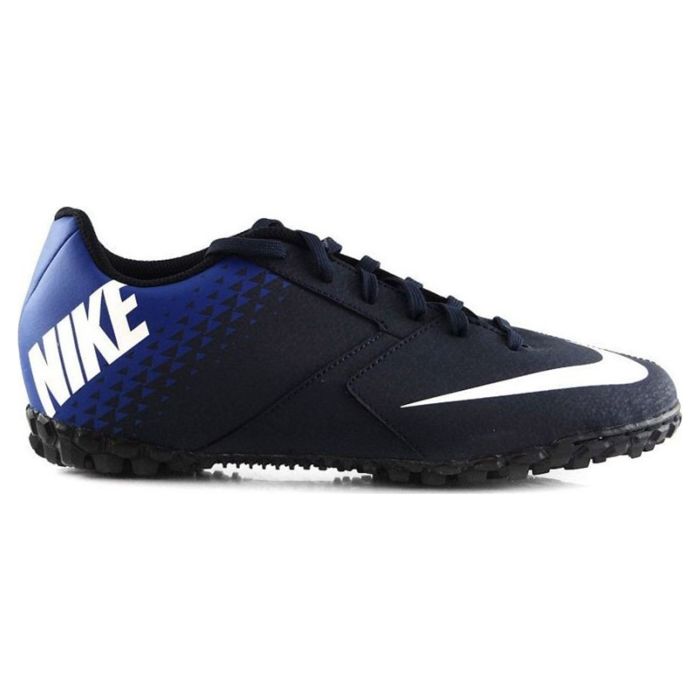 Бутсы мужские Nike Nike Bombax (Tf) 826486-414 низкие легкие футбольные синие 