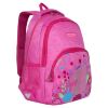 Школьный рюкзак GRIZZLY для девочек c анатомической спинкой и двумя отделениями RG-966-1/1 розовый - Школьный рюкзак GRIZZLY для девочек c анатомической спинкой и двумя отделениями RG-966-1/1 розовый