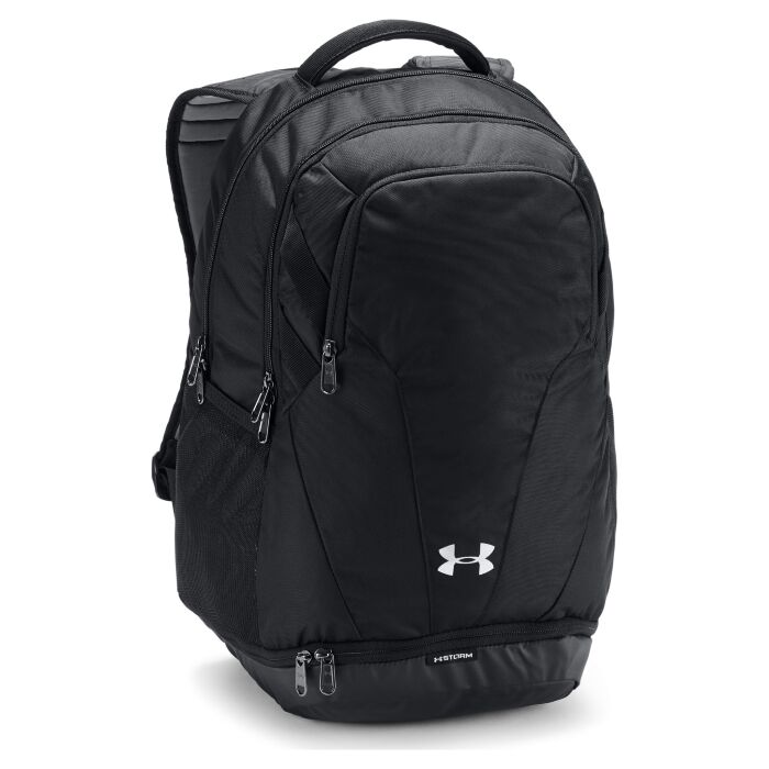 Рюкзак спортивный Under Armour Team Hustle 3.0 (30 л) водонепроницаемый с отделением для ноутбука черный 1306060-001 