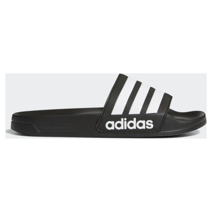 Сланцы мужские Adidas Cf Adilette Core Black,Ftwr White,Core Black AQ1701 пляжные черные 
