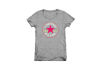 Женская футболка Converse (конверс) CLR CHK PTCH 06930C035 серая