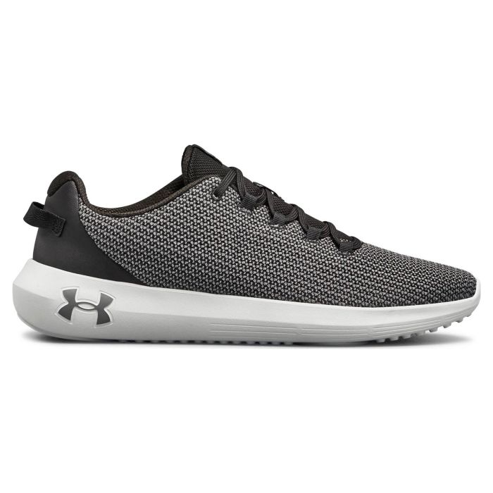 Кроссовки мужские Under Armour Ripple Black / Graphite / Graphite 3021186-004 текстильные серые 