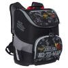 Школьный рюкзак GRIZZLY RAv-089-2/1 для мальчиков с одним отделением и анатомической спинкой черный - Школьный рюкзак GRIZZLY RAv-089-2/1 для мальчиков с одним отделением и анатомической спинкой черный