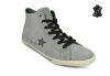 Кожаные кеды Converse (конверс) One Star Lo Pro Mid 125321 темно-серые - Кожаные кеды Converse (конверс) One Star Lo Pro Mid 125321 темно-серые