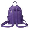 Рюкзак кожаный OrsOro женский на молнии с одним отделением DW-837/3 фиолетовый - Рюкзак кожаный OrsOro женский на молнии с одним отделением DW-837/3 фиолетовый