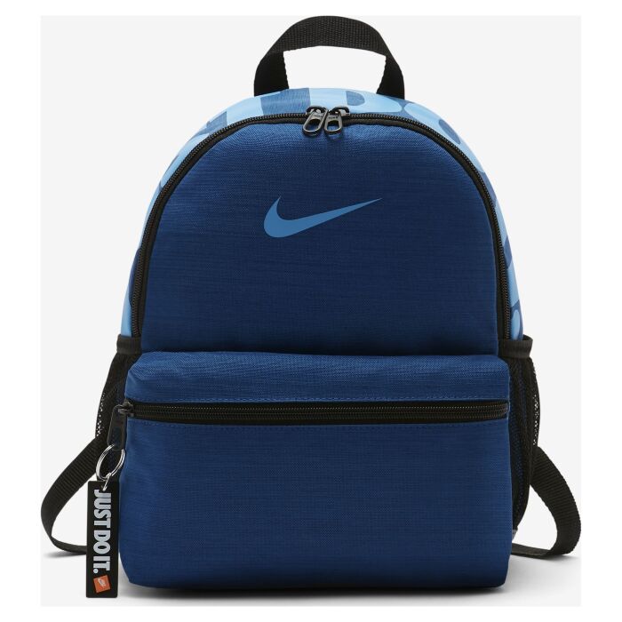 Рюкзак детский Nike Brasilia JDI мужской на молнии синий BA5559-431 
