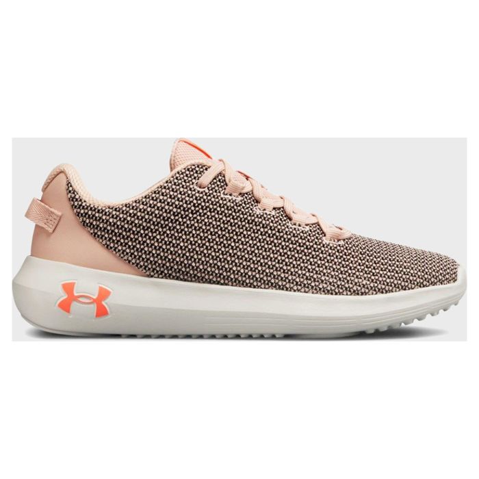 Кроссовки женские Under Armour Ripple Flushed Pink / Black / After Burn 3021187-601 текстильные бежевые 