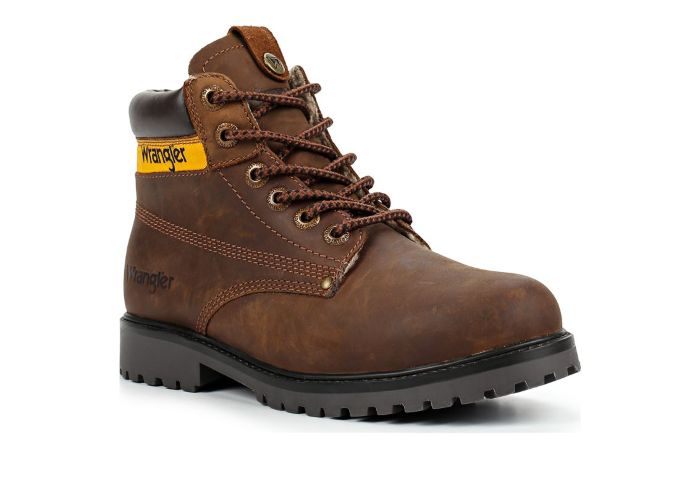 Зимние мужские ботинки Wrangler Hunter WM182946-115 коричневые 