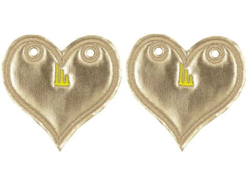 Аксессуары для кед крылья Sunset Silver Foil Lace 12105 серебряные