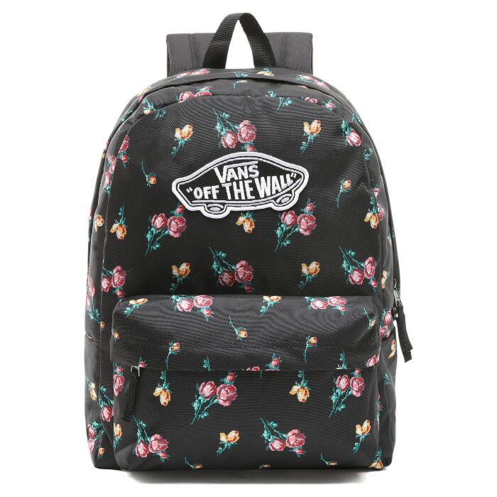 Рюкзак городской Vans Realm Satin Floral черный 