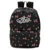 Рюкзак городской Vans Realm Satin Floral черный - Рюкзак городской Vans Realm Satin Floral черный