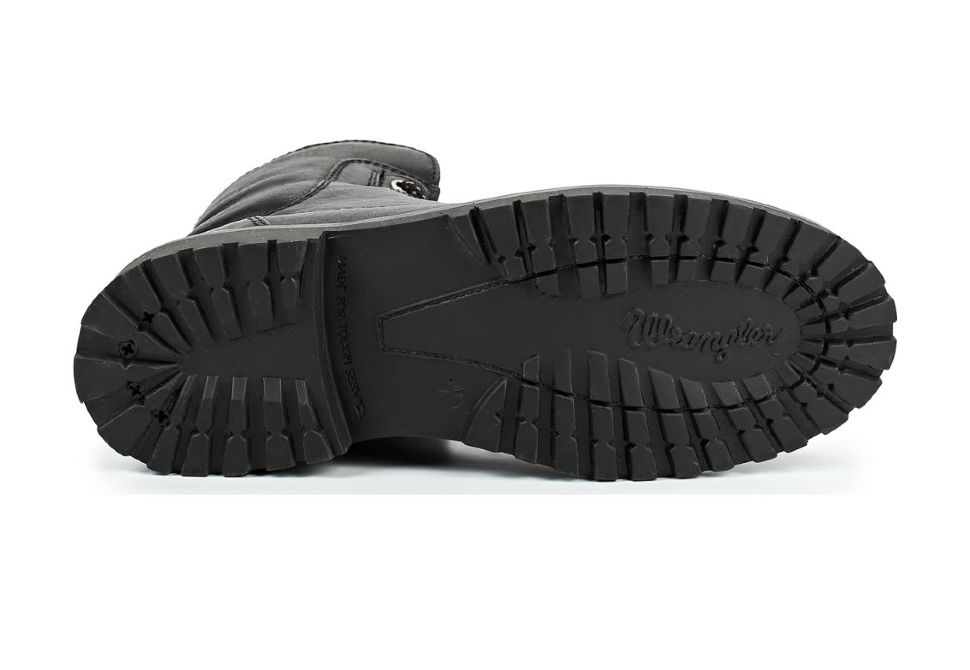 Купить зимние мужские ботинки Wrangler Aviator WM182960-62 черные - продажав Москве, цены в интернет-магазине OIMIO.RU