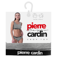 Топ женский Pierre Cardin спортивный укороченный PC17005 серый