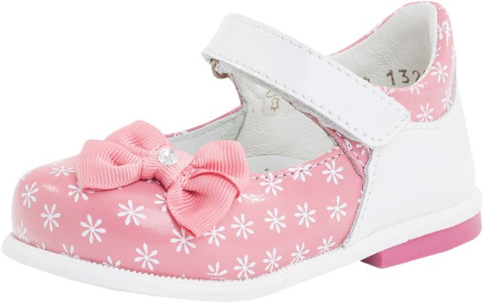 Детские кожаные туфли Котофей 132095-22 для девочек розовые 