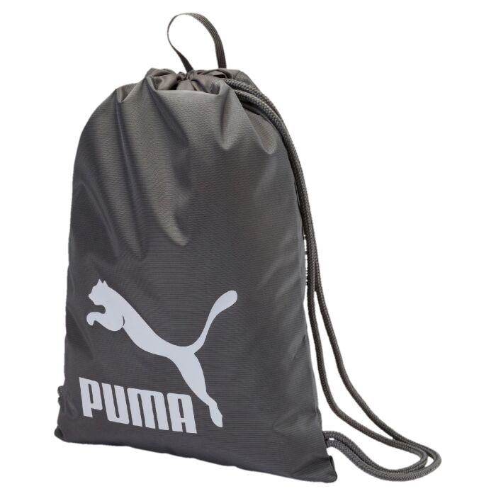 Сумка-мешок Puma Originals Gym Sack мужская на шнуре с одним отделением серая 7481206 