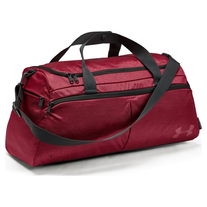 Сумка спортивная Under Armour Undeniable Duffle Small (42 л) женская водонепроницаемая с карманом для обуви красная 1306405-671 