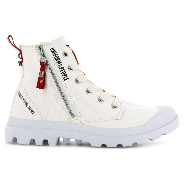 Ботинки Palladium Pampa Hi Out Puotp 77023-116 высокие белые 