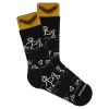 Носки женские BOOOMERANGS Осень G0138 (34-39) хлопковые черные - Носки женские BOOOMERANGS Осень G0138 (34-39) хлопковые черные