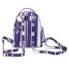 Рюкзак кожаный OrsOro женский на молнии с одним отделением DW-838/5 фиолетовый - белый - Рюкзак кожаный OrsOro женский на молнии с одним отделением DW-838/5 фиолетовый - белый