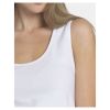 Майка женская Pierre Cardin на широких бретельках PC15014T-Shirt белая - Майка женская Pierre Cardin на широких бретельках PC15014T-Shirt белая