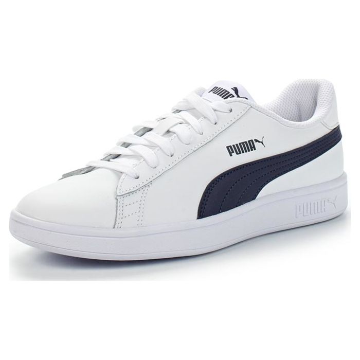 Кроссовки мужские Puma Smash V2 L 36521502 низкие белые для тенниса 