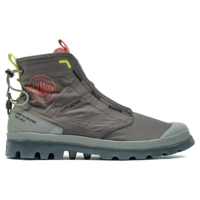 Ботинки Palladium Pampa Travel Lite Rs 79104-021 высокие серые 