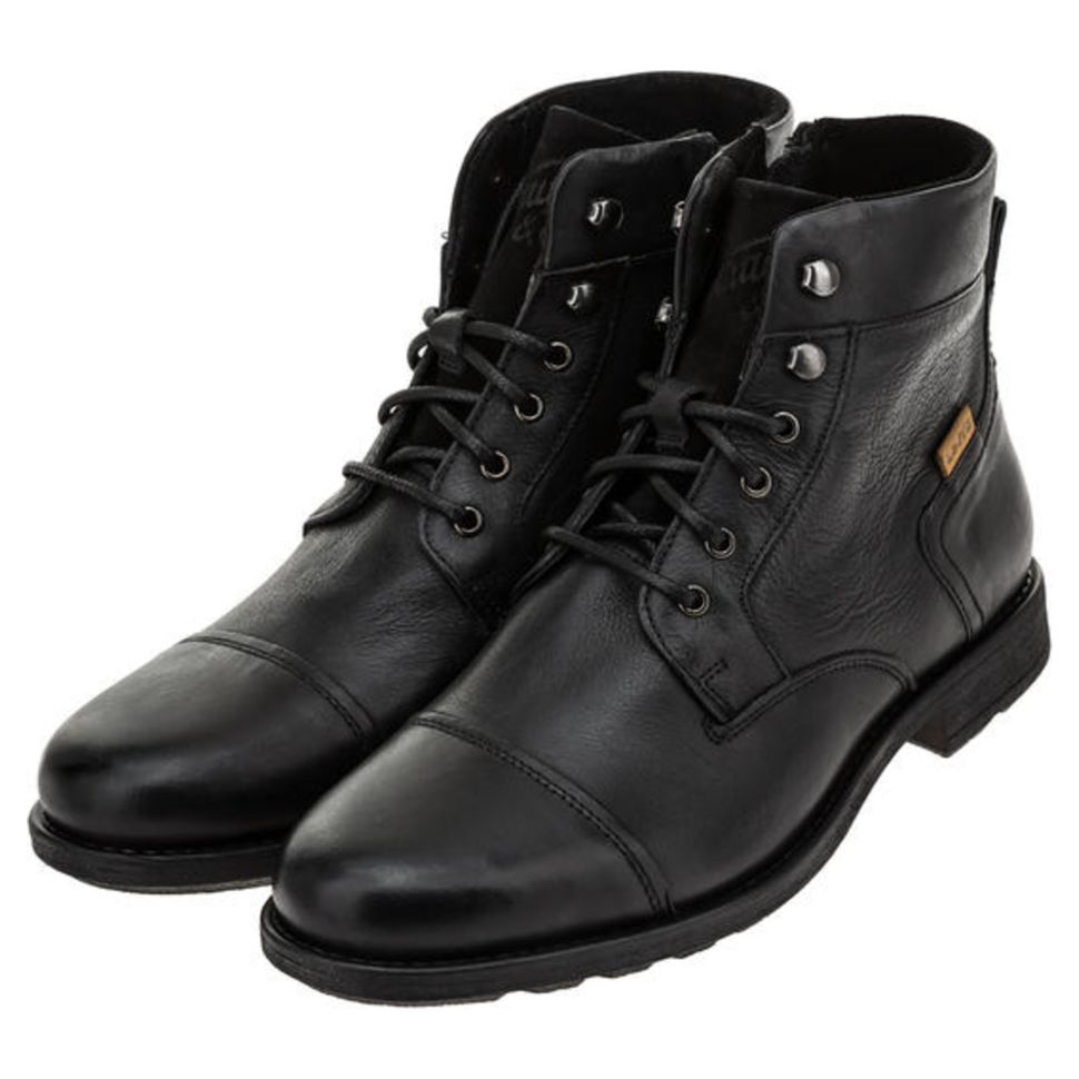 Купить ботинки мужские Levis Reddinger 38295-0190 высокие кожаные черные -продажа в Москве, цены в интернет-магазине OIMIO.RU