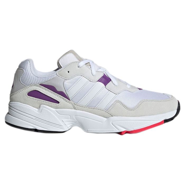 Кроссовки мужские Adidas Yung-96 Ftwwht/Crywht/Actpur DB2601 кожаные бежевые 