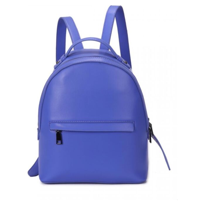 Рюкзак кожаный OrsOro DW-839/2 женский на молнии с одним отделением фиолетовый 