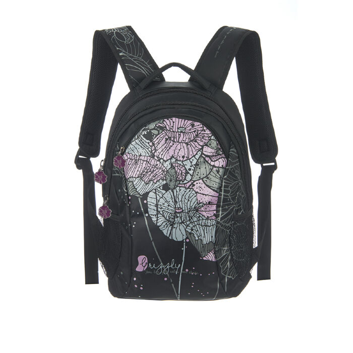Рюкзак молодежный GRIZZLY RD-531-1/3 черный 
