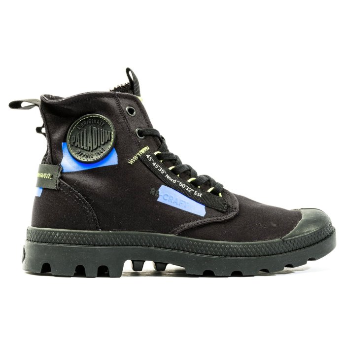 Ботинки Palladium Pampa Hi Re-Craft 77220-005 высокие черные 
