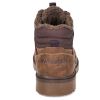 Ботинки мужские Wrangler Yukon Fur S Wm02160-28 кожаные коричневые - Ботинки мужские Wrangler Yukon Fur S Wm02160-28 кожаные коричневые