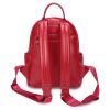 Рюкзак кожаный OrsOro DW-813/3 женский на молнии с одним отделением красный - Рюкзак кожаный OrsOro DW-813/3 женский на молнии с одним отделением красный
