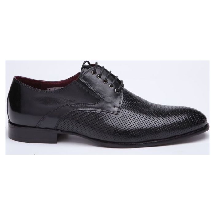 Туфли мужские Respect SS63-128809 кожаные черные 