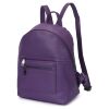 Рюкзак кожаный OrsOro женский на молнии с одним отделением DW-840/2 фиолетовый - Рюкзак кожаный OrsOro женский на молнии с одним отделением DW-840/2 фиолетовый