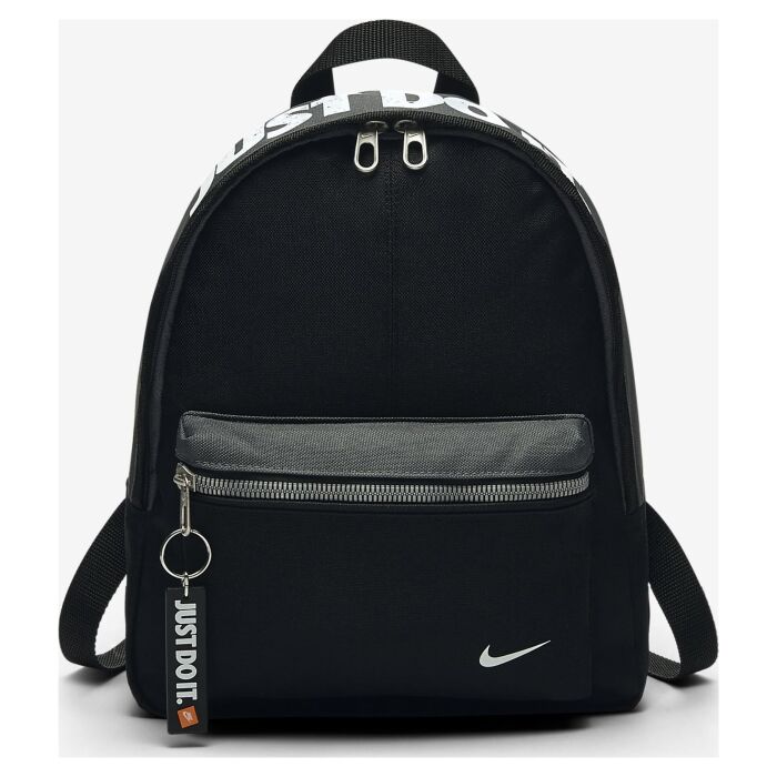 Детский рюкзак Nike Kids Classic (9 л) мини с одним отделением на молнии черный 