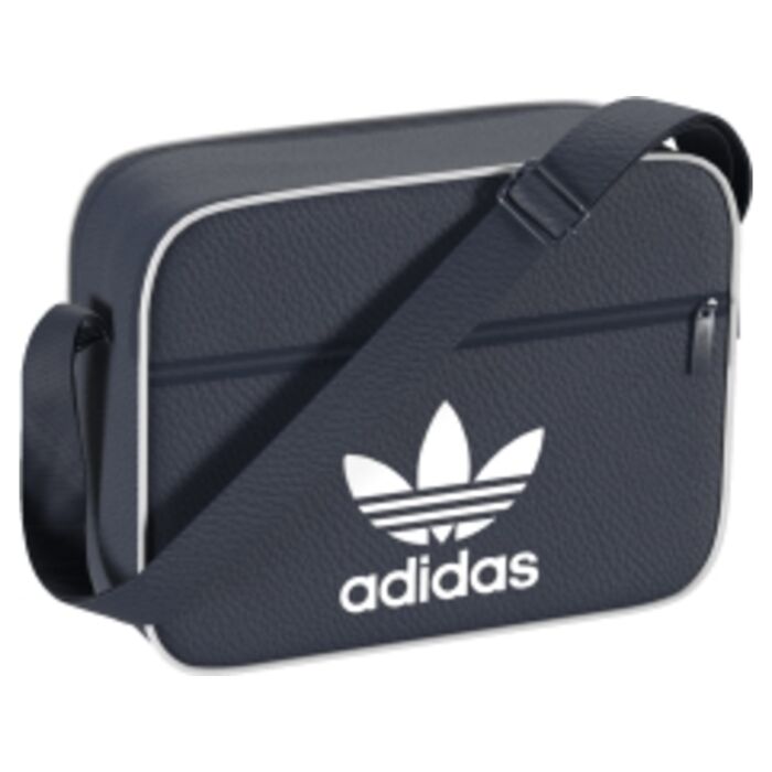 Сумка через плечо Adidas Airliner Classic вместительная синяя BK2116 