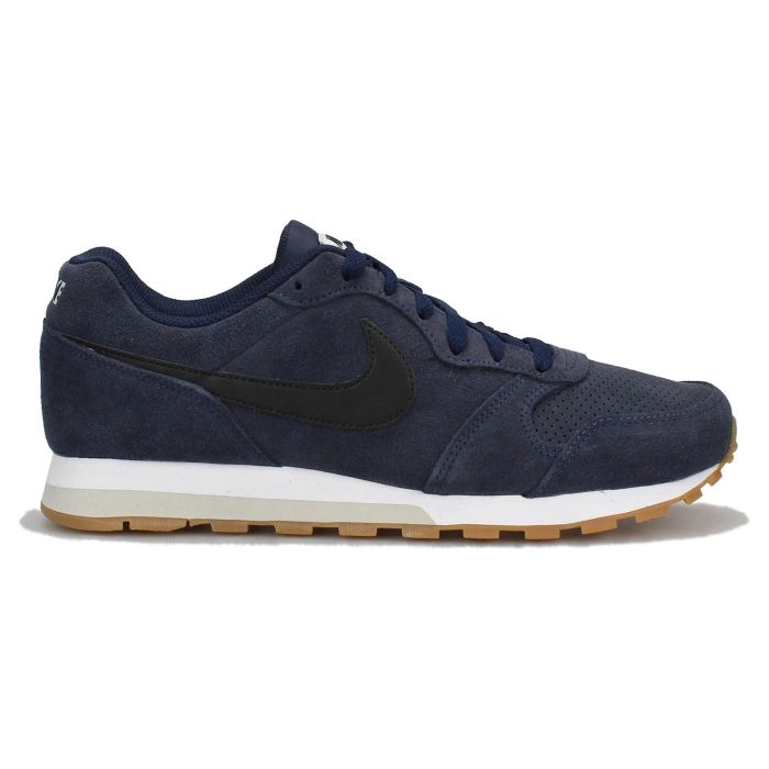 Кроссовки мужские Nike Md Runner 2 Suede AQ9211-401 кожаные синие 