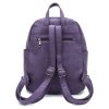 Рюкзак кожаный OrsOro женский на молнии с одним отделением DW-814/3 фиолетовый - Рюкзак кожаный OrsOro женский на молнии с одним отделением DW-814/3 фиолетовый