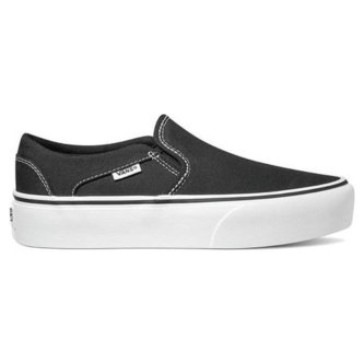 Слипоны Vans ASHER PLATFORM VA3WMM3SY текстильные черные