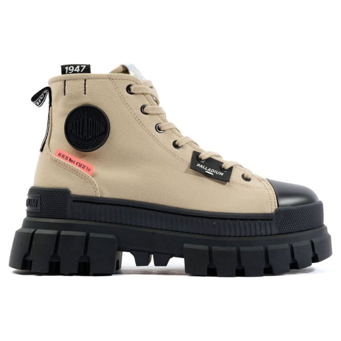 Ботинки женские Palladium Revolt Hi Tx 97242-215 высокие бежевые 