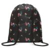 Сумка мешок Vans Benched Bag Satin Floral черная - Сумка мешок Vans Benched Bag Satin Floral черная