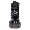 Ботинки женские Wrangler Piccadilly Mid Patent Fur S Wl02660-062 кожаные черные - Ботинки женские Wrangler Piccadilly Mid Patent Fur S Wl02660-062 кожаные черные