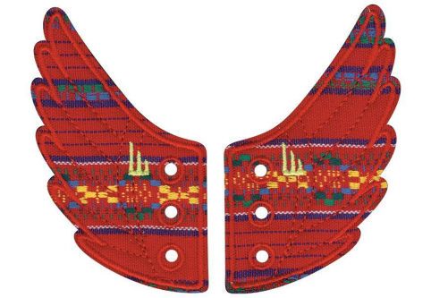 Аксессуары для кед крылья Peru Red Lace 11704 красные