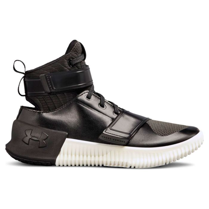 Кроссовки женские Under Armour Ua W Ultimate Speed Mid Black / Ivory / Black 3020236-003 высокие беговые черные 